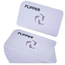 Replacement Blade Cards for Flipper Platinum Hand Scraper (10 pack)