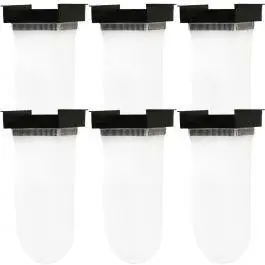 NUVO Aquarium Filter Sock w/ Holder - Midsize (6 Pack) (OPEN BOX)