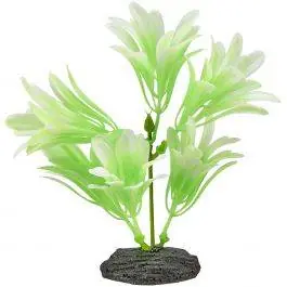 GloFish® Green & White Aquarium Plant (Small)