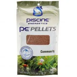 PE Pellets Community Fish Food 1mm (4oz) - Piscine Energetics