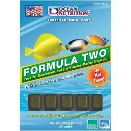 Formula Two - 35 Cubes (3.5 oz) Frozen Fish Food