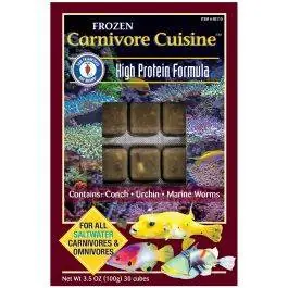 Carnivore Cuisine - 30 Cubes (3.5 oz) Frozen Fish Food