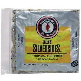 Silversides - Flat Pack (8 oz) Frozen Fish Food