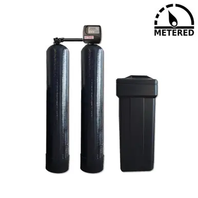 AquaFX Water Softener 56,000 Grain Twin-Alternating Metered-Regen