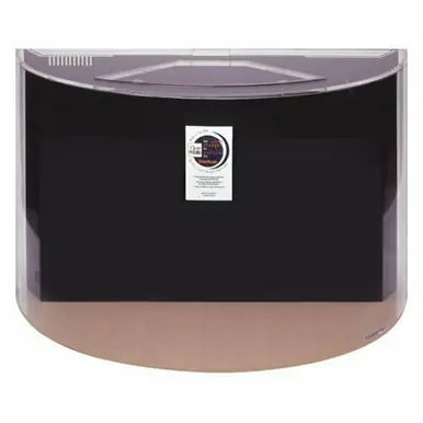 Clear-for-Life 125-Gallon 48"Lx24"Wx30"H Half Cylinder Acrylic Uniquarium