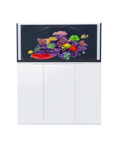 Eshopps Mariner 100 Rimless Aquarium w/ Stand 100 gal White - Fish Tanks