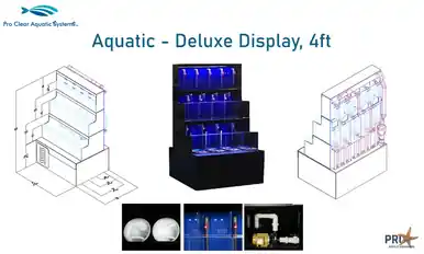 ProClear ProStar Aquatic Deluxe Display 4ft - Fish Tanks