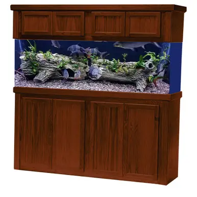 R&J 72"Lx18"W Oak Xtreme Rectangular Aquarium Stand - Stands & Canopies