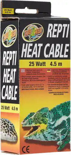 Zoo Med Repti Heat Cable 25 watt (14.75') - Reptile
