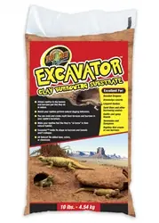 ZooMed Excavator Clay Burrowing Substrate 10 lbs - Fish Tanks