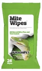 Seachem Jurassipet Mite Wipes 26 count - Reptile