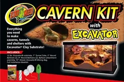 ZooMed Cavern Kit with Excavator - Reptile
