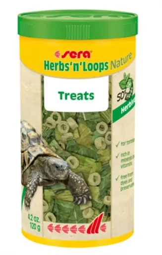 Sera Herbs'n'Loops Nature Treats 1000mL - Reptile