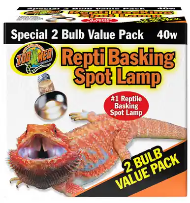 Zoo Med Repti Basking Spot Lamp 40 Watt 2 pack - Fish Tanks