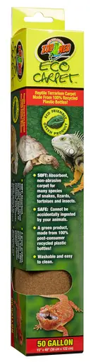 ZooMed Eco Carpet Brown 15" x 48" - Fish Tanks