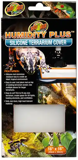 ZooMed Silicone Terrarium Cover 16" x 16" - Fish Tanks