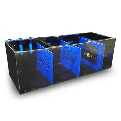 Bashsea Pro Series 48" Sump Black and White - Aquarium Equipment