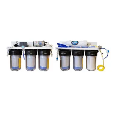 AquaFX Blue Fin PRO 7-Stage RO/DI System 500GPD