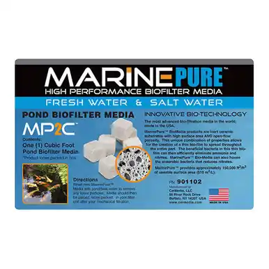 MarinePure High Performance Biofilter Media MP2C 1 CU FT - Aquarium Supplies