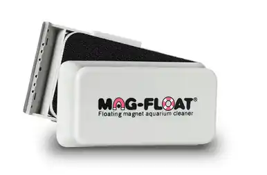 MagFloat 400 Large Glass Cleaning Magnet W/Scraper Up to 3/4" Glass - Aquarium Supplies