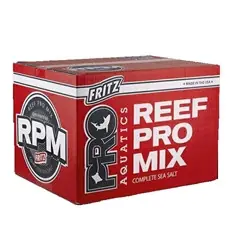 FritzPro RPM Redline Salt 55lb (200 Gal Mix) RED BOX - Aquarium Supplies