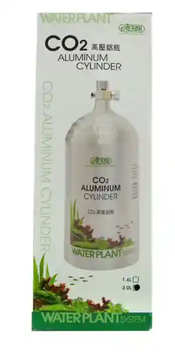 Ista Aluminum CO2 Cylinder 2L - Aquarium Supplies