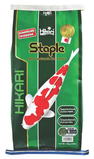 Hikari Staple Koi Diet Medium Pellet 22 lbs Sack - Aquarium Supplies