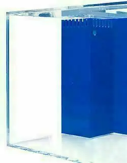 SeaClear 135-Gallon 72"Lx18"Wx24"H Corner Overflow Aquarium