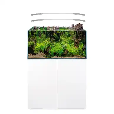 AquaEl Ultrascape 90 with Leddy Slim Snow (Tank, Light, Cabinet) - Fish Tanks