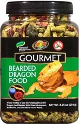 ZooMed Gourmet Bearded Dragon Food 8.25oz - Reptile