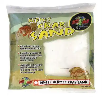 ZooMed Hermit Crab Sand White 2 lbs - Fish Tanks