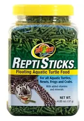Zoo Med ReptiSticks Floating Aquatic Turtle Food 5oz - Aquarium Supplies