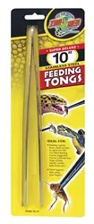 ZooMed 10" Stainless Steel Feeding Tongs - Reptile