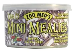 ZooMed Can O' Mini Mealies (1,500/can) - Aquarium Supplies