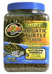 ZooMed Natural Aquatic Turtle Food Hatchling Formula 7.5oz - Reptile