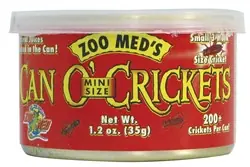 ZooMed Can O' Crickets Mini Size (200/can) - Reptile