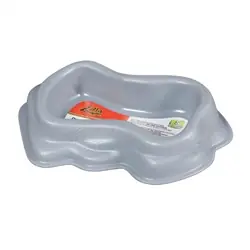 Zilla Durable Dish Gray Small - Reptile