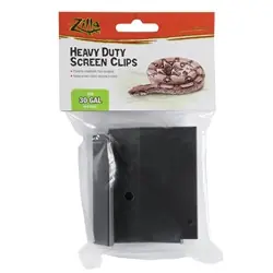 Zilla Screen Cover Heavy Clips 30 Gal + - Reptile
