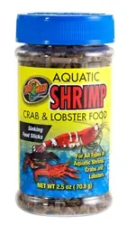 ZooMed Aquatic Shrimp, Crab & Crayfish Food 2.5oz - Aquarium Supplies
