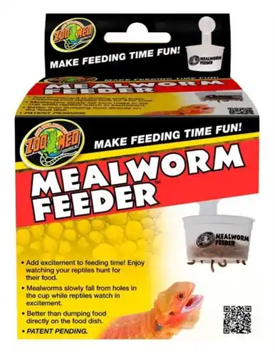 Zoomed Hanging Mealworm Feeder - Reptile