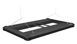 Aquatic Life DX18 - 24" T5HO Dimmable 4 Lamp Hybrid Black