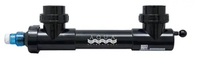 Aqua Ultraviolet 25 Watt 2" Black UV Sterilizer w/Wiper - Aquarium Equipment