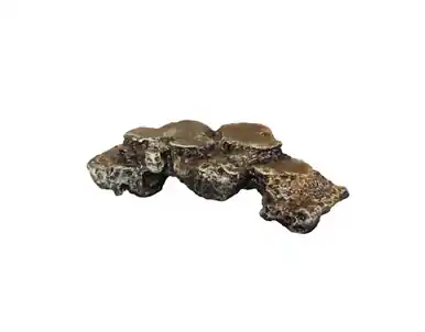 Miles Bridge PnP Base 13.5" x 6" x 4" Rock Brown - Aquarium Supplies
