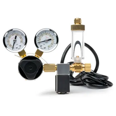 MA957 CO2 Flow Pressure Regulator with Solenoid Valve - Aquarium Supplies