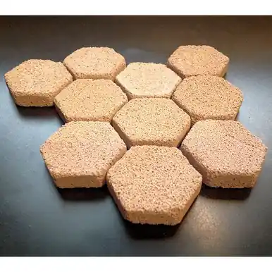 Brightwell REEF HeXiDiscs Hexagonal Discs for Frag Mounting 100pk - Aquarium Supplies