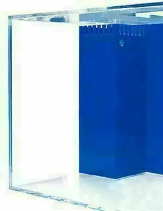 SeaClear 60-Gallon 48"Lx15"Wx18"H Corner Overflow Aquarium