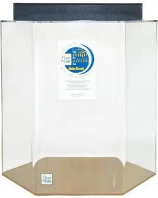 Clear For Life 15" Dia x 20"H 15 Gallon Hexagon - Fish Tanks