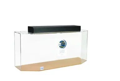 Clear-for-Life Flat Back Hexagon 36"L x 12"W x 16"H 26 Gallon Aquarium