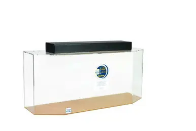 Clear-for-Life Flat Back Hexagon 30"L x 12"W x 16"H 20 Gallon Aquarium