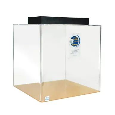Clear-for-Life 25-Gallon 18"Lx18"Wx18"H Cube Acrylic Fish Tank